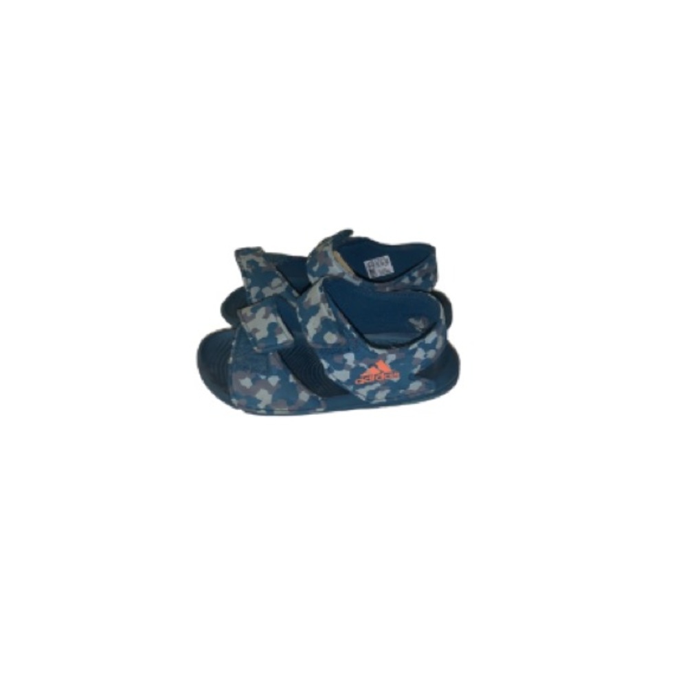 Adidas Green and Grey Camo Print Sandals - Toddler’s Size 13